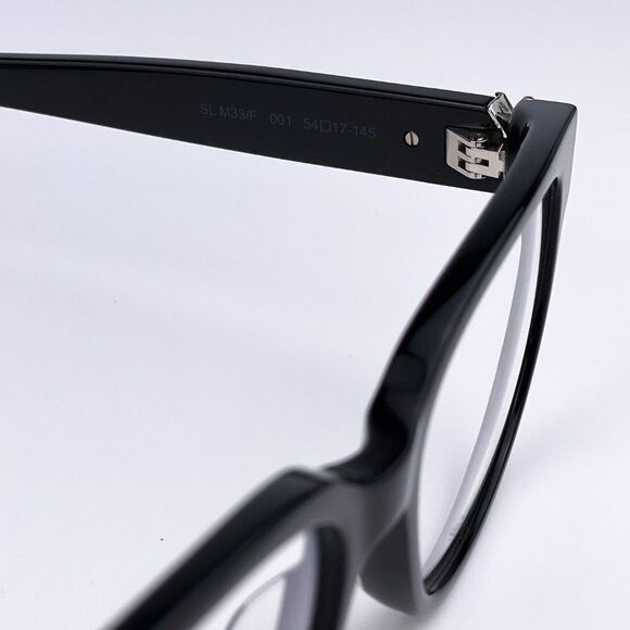 NEW Saint Laurent Classic SLM33/F 001 Black Cat Eye Women Eyeglasses - Picture 8 of 11